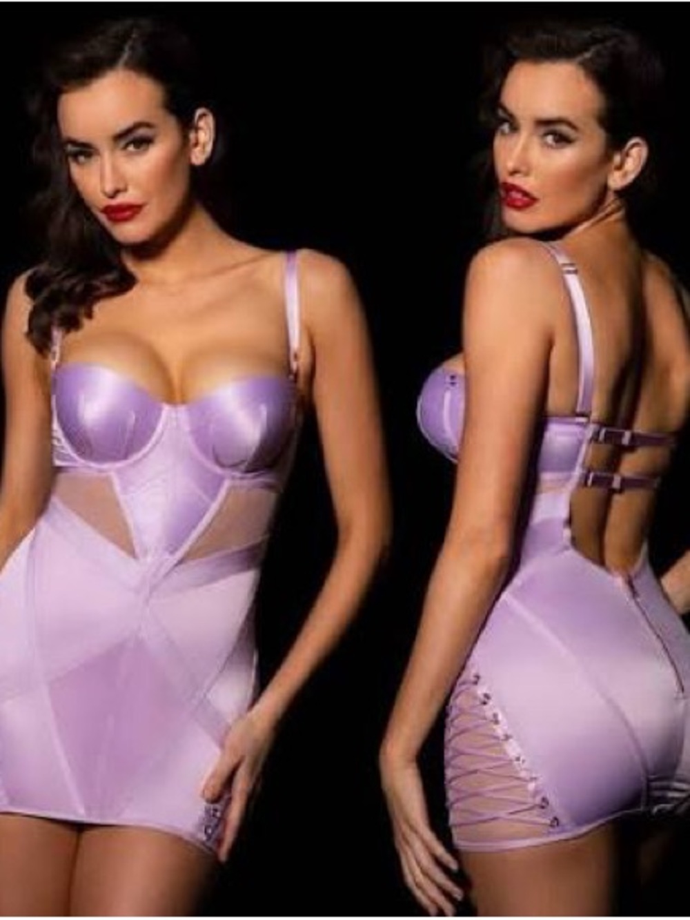 Honey Birdette Jerry Lilac Dress